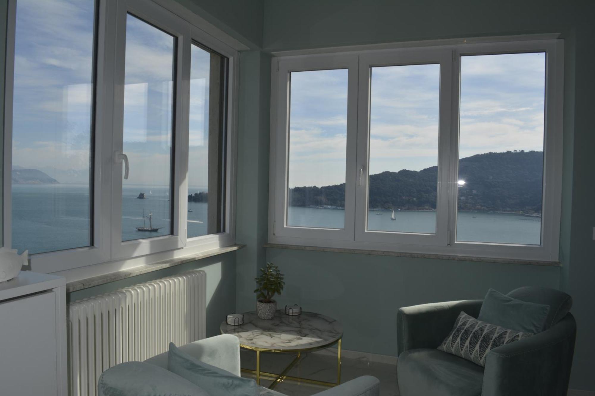 Casemaggi Attico Sul Mare, Penthouse On The Sea Porto Venere Kültér fotó